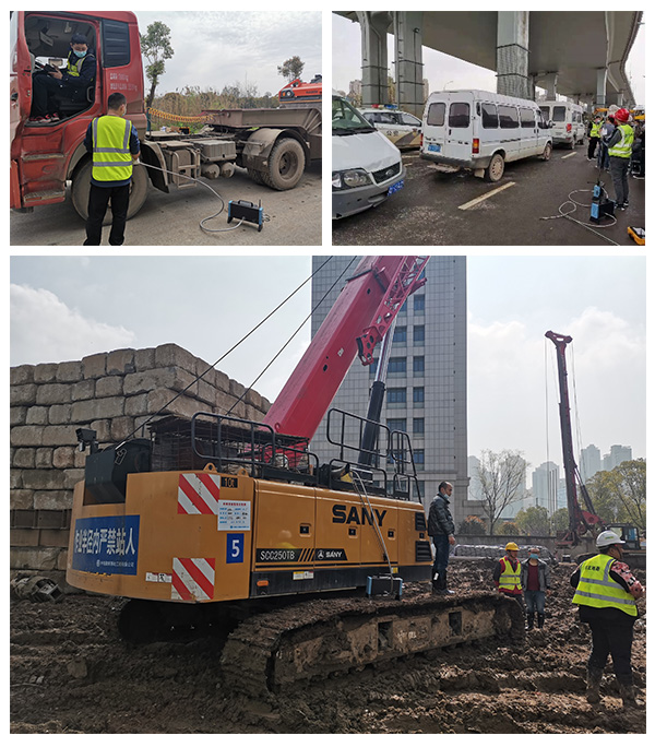 路檢路查和非道路檢測現(xiàn)場